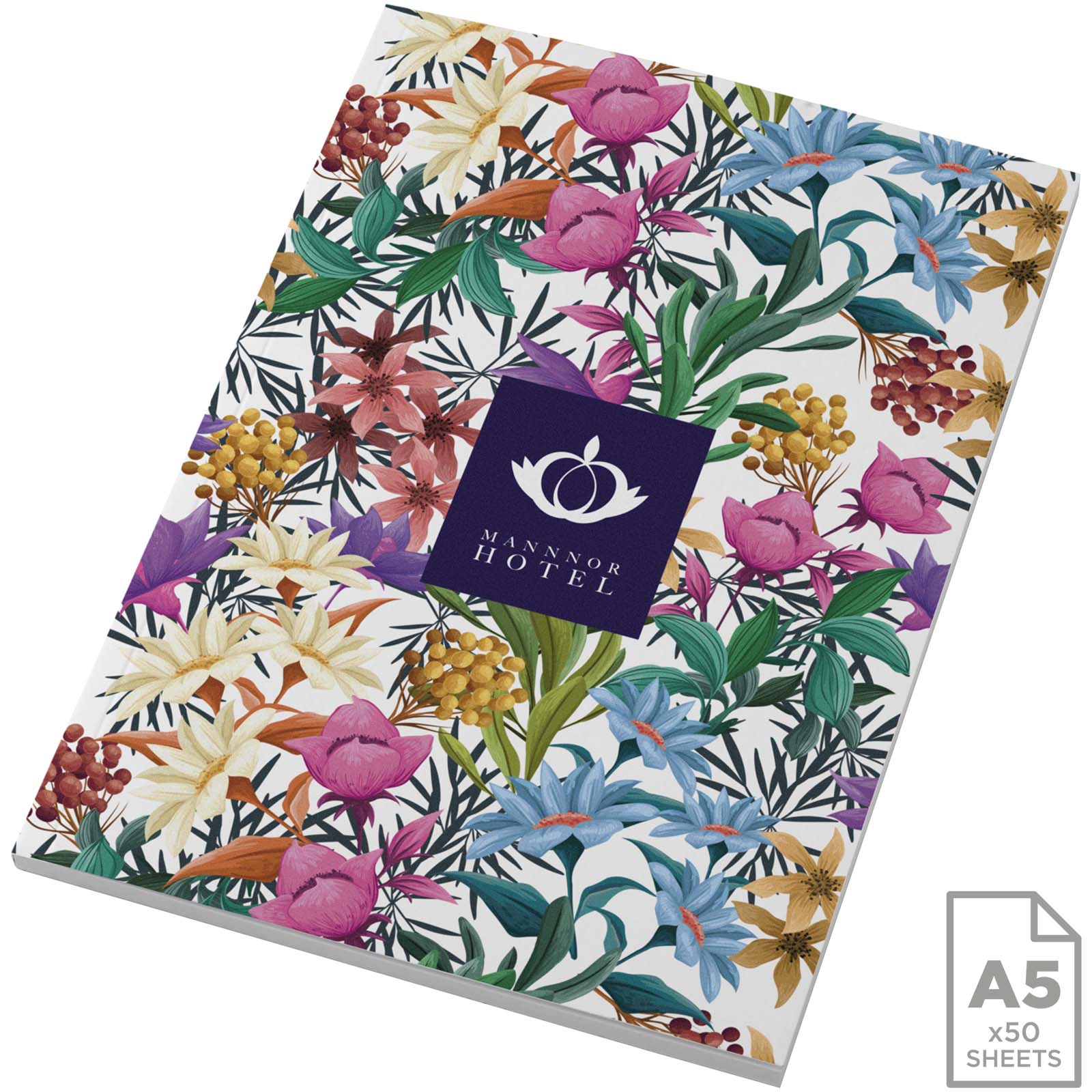 Notatnik A5 Novella Austen z miękką okładką, 50 kartek P109915C PFC-210243-W