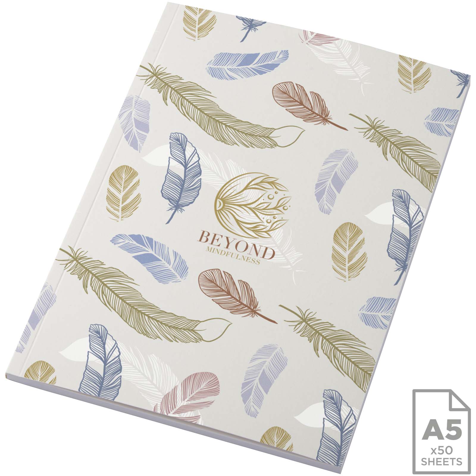 Notatnik A5 Novella Austen z miękką okładką, 50 kartek P109915C kość słoniowa Notatnik A5 Novella Austen z miękką okładką, 50 kartek P109915C kość słoniowa