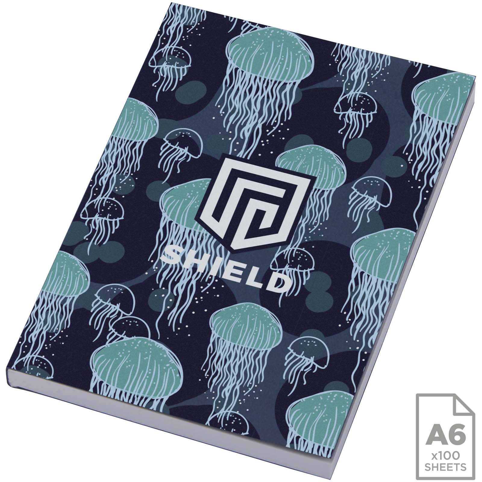 Notatnik A6 Novella Austen z miękką okładką, 100 kartek P109922C niebieski Notatnik A6 Novella Austen z miękką okładką, 100 kartek P109922C niebieski