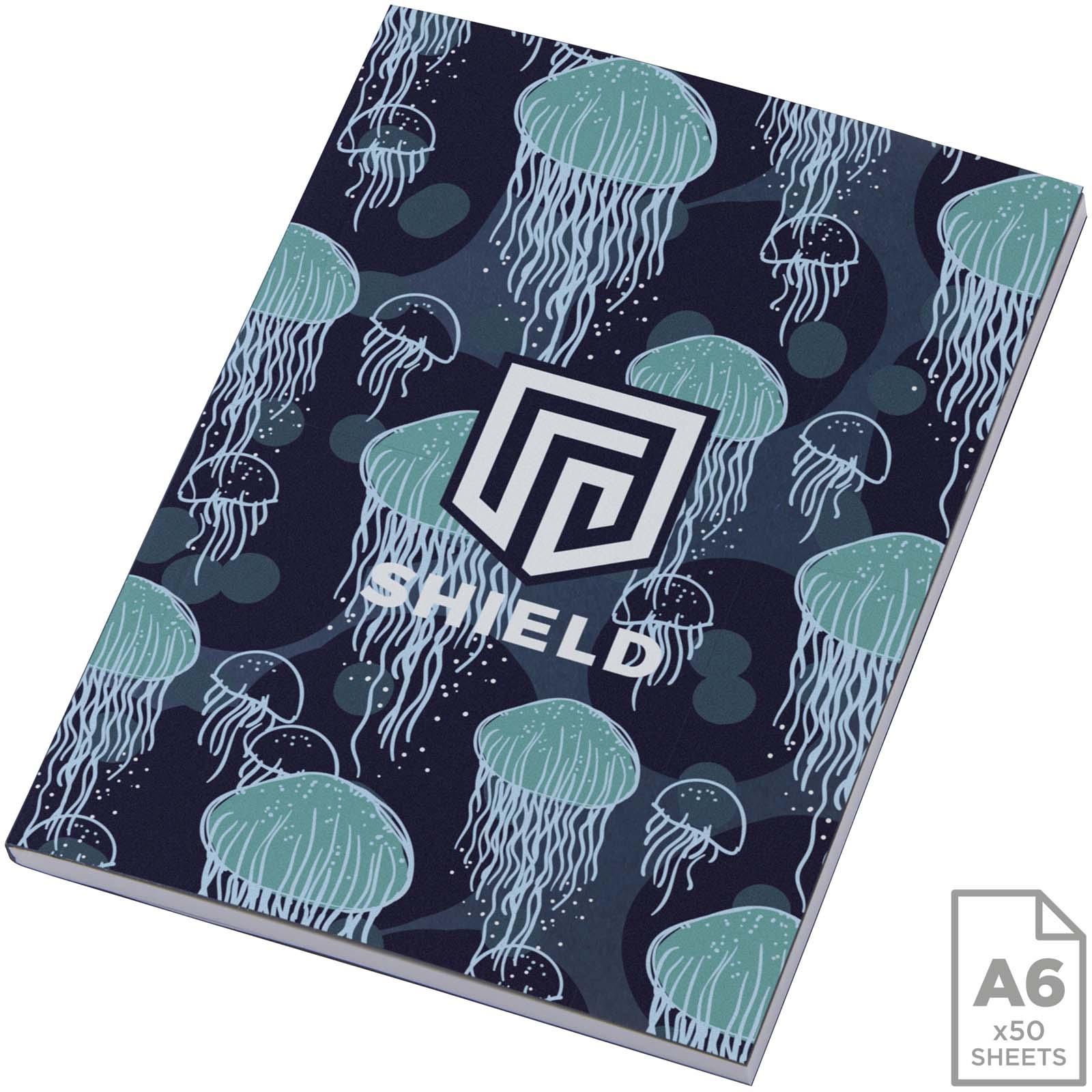 Notatnik A6 Novella Austen z miękką okładką, 50 kartek P109929C niebieski Notatnik A6 Novella Austen z miękką okładką, 50 kartek P109929C niebieski