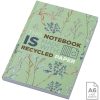 Notatnik A6 Novella Austen z miękkiej okładki z materiału z recyklingu, 100 kartek P109946C zielony