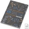 Notatnik A6 Novella Austen z miękkiej okładki z materiału z recyklingu, 100 kartek P109946C ciemnografitowy