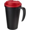 Americano® Grande 350 ml mug with spill-proof lid P072694C czarny / czerwony
