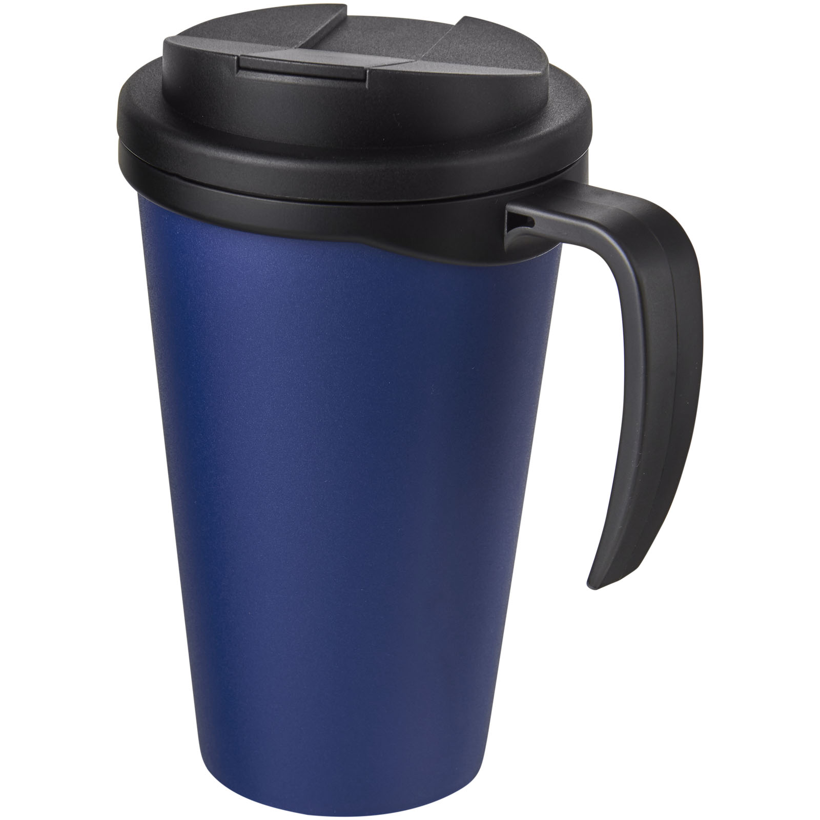 Americano® Grande 350 ml mug with spill-proof lid P072694C niebieski / czarny