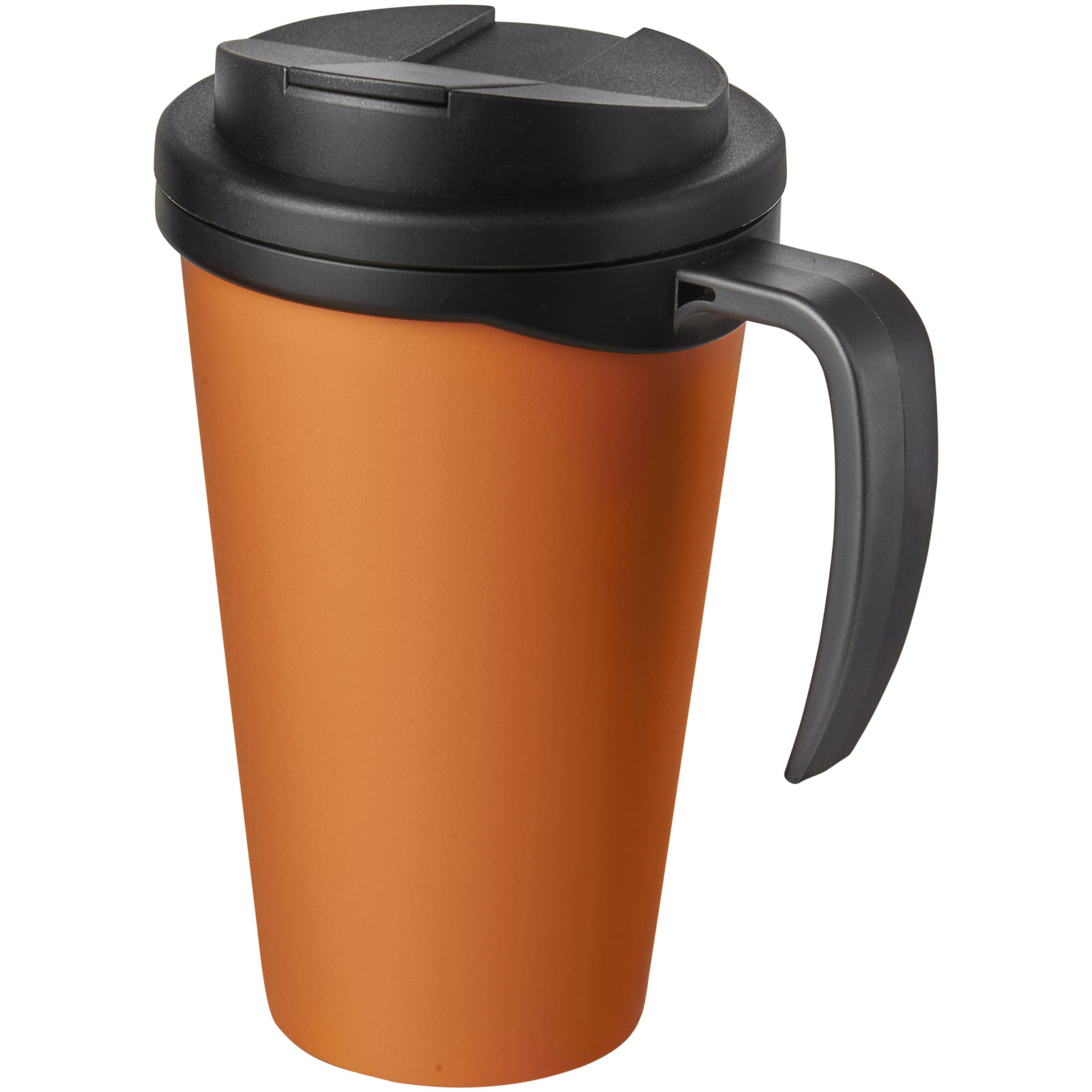 Americano® Grande 350 ml mug with spill-proof lid P072694C pomarańczowy / czarny