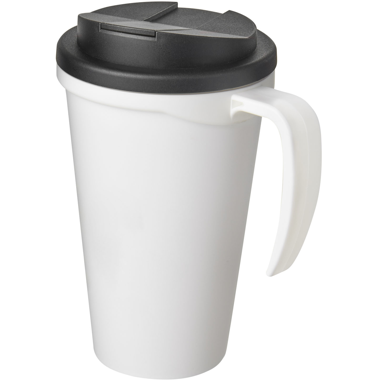 Americano® Grande 350 ml mug with spill-proof lid P072694C biały / czarny