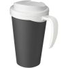 Americano® Grande 350 ml mug with spill-proof lid P072694C szary / biały