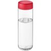 H2O Active® Vibe 850 ml screw cap water bottle P073396C przezroczysty / czerwony
