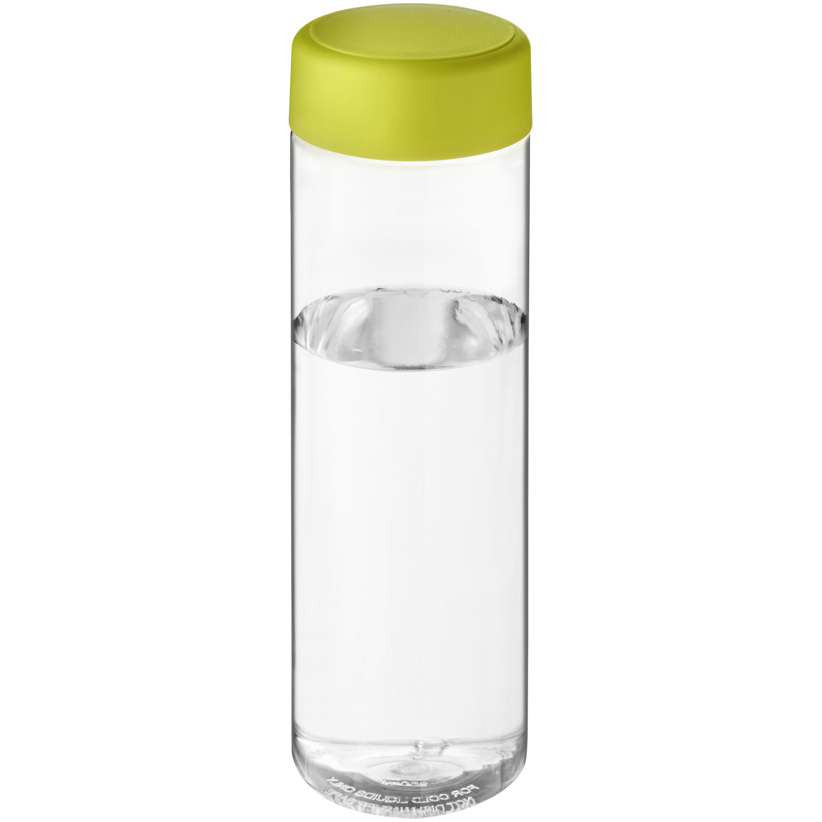 H2O Active® Vibe 850 ml screw cap water bottle P073396C przezroczysty / limonka