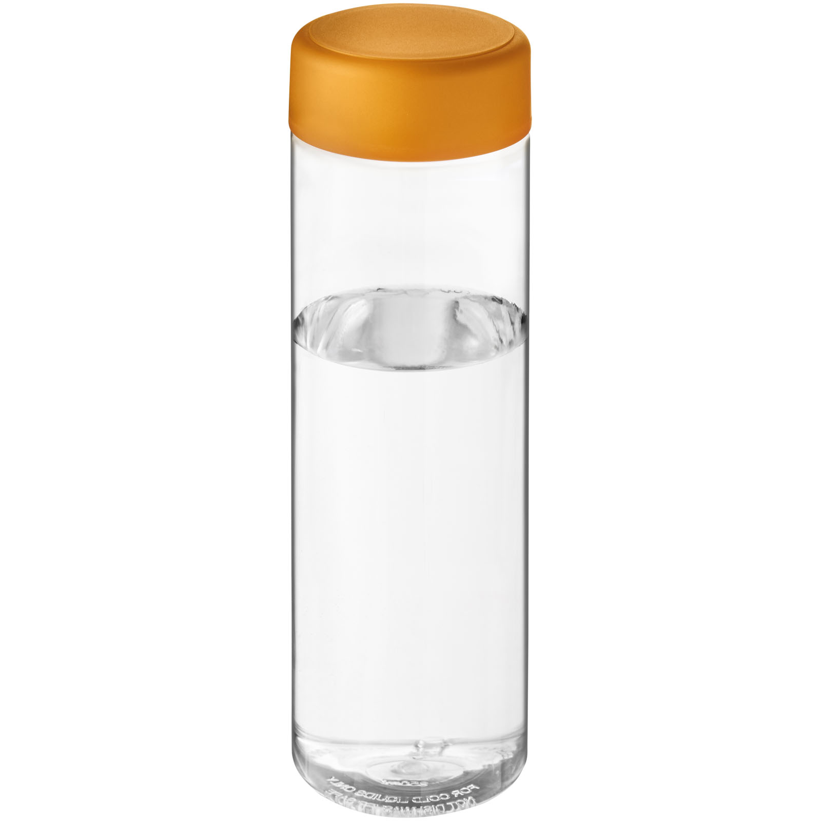 H2O Active® Vibe 850 ml screw cap water bottle P073396C przezroczysty / pomarańczowy