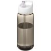 Bidon H2O Active® Octave Tritan™ o pojemności 600 ml z dzióbkiem P074947C ciemnografitowy / biały