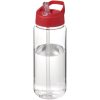 Bidon H2O Active® Octave Tritan™ o pojemności 600 ml z dzióbkiem P074947C przezroczysty bezbarwny / czerwony