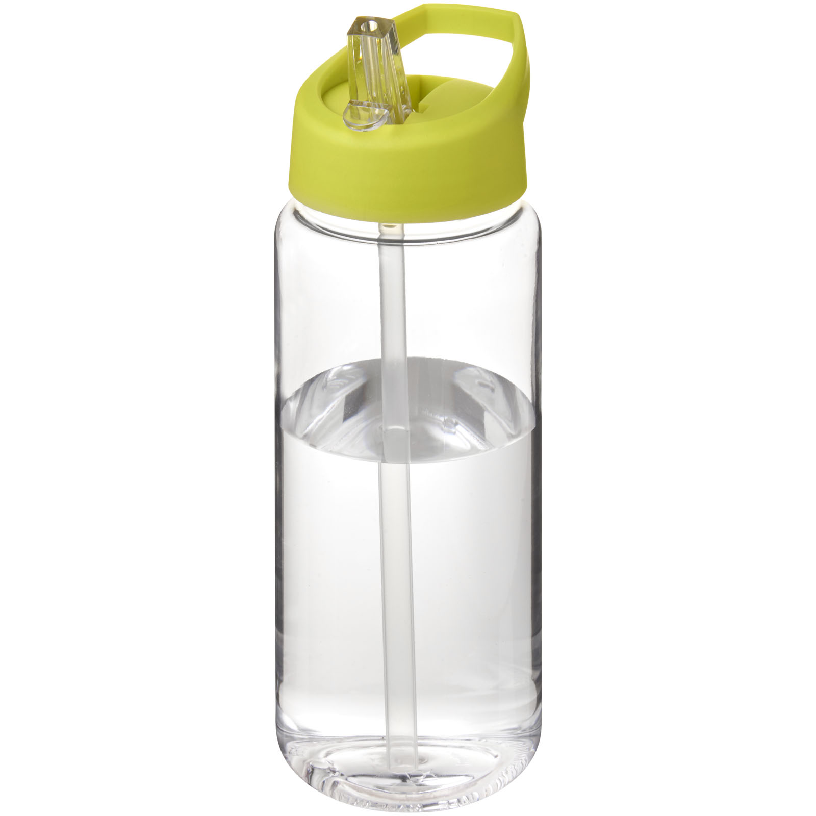 Bidon H2O Active® Octave Tritan™ o pojemności 600 ml z dzióbkiem P074947C przezroczysty bezbarwny / limonka