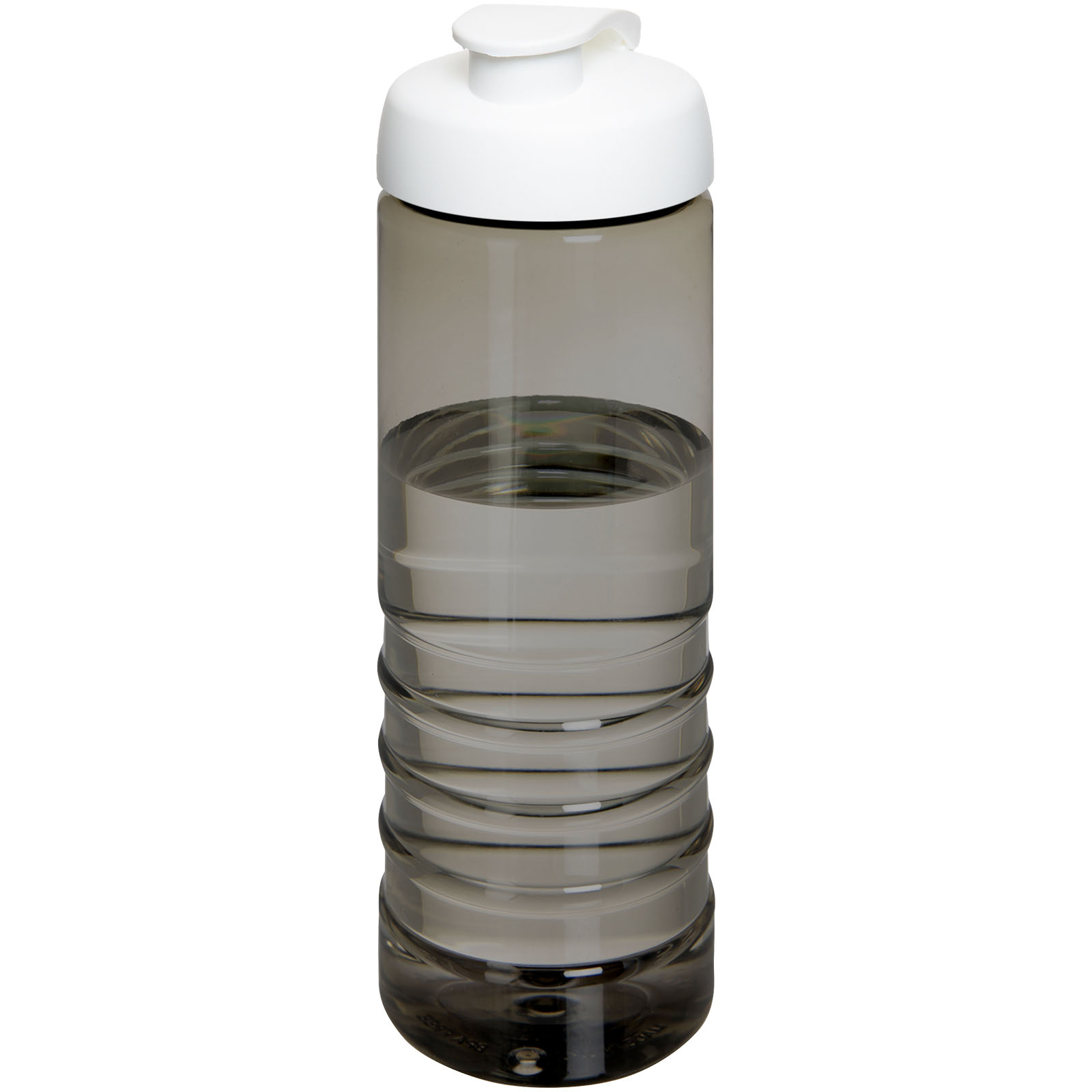 H2O Active® Eco Treble bidon z otwieraną pokrywką o pojemności 750 ml P075833C ciemnografitowy / biały