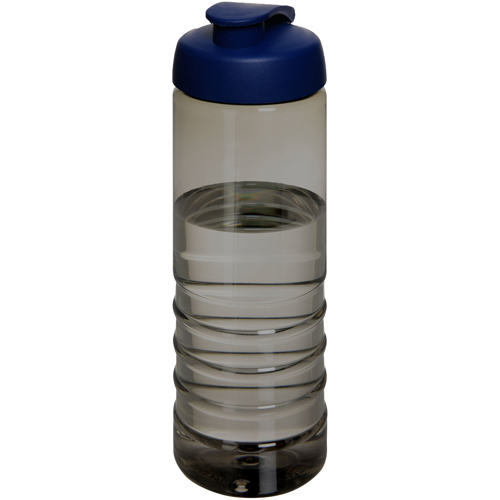 H2O Active® Eco Treble bidon z otwieraną pokrywką o pojemności 750 ml P075833C ciemnografitowy / niebieski