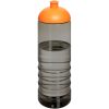 H2O Active® Eco Treble bidon z kopułową pokrywką o pojemności 750 ml P075845C ciemnografitowy / pomarańczowy