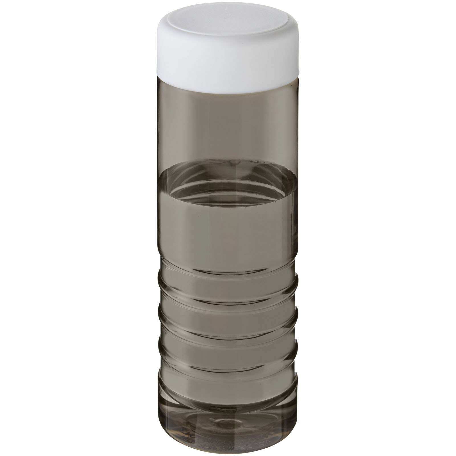 H2O Active® Eco Treble 750 ml screw cap water bottle P075852C ciemnografitowy / biały