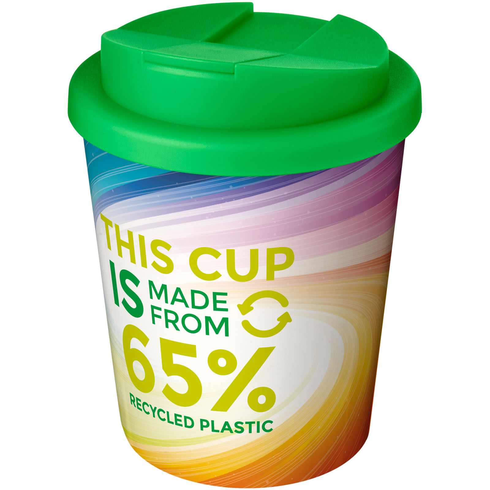 Brite-Americano® Eco szczelny izolowany kubek o pojemności 250 ml P076805C zielony