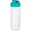Bidon Baseline® Plus o pojemności 650 ml z otwieranym wieczkiem P069554C biały / morski