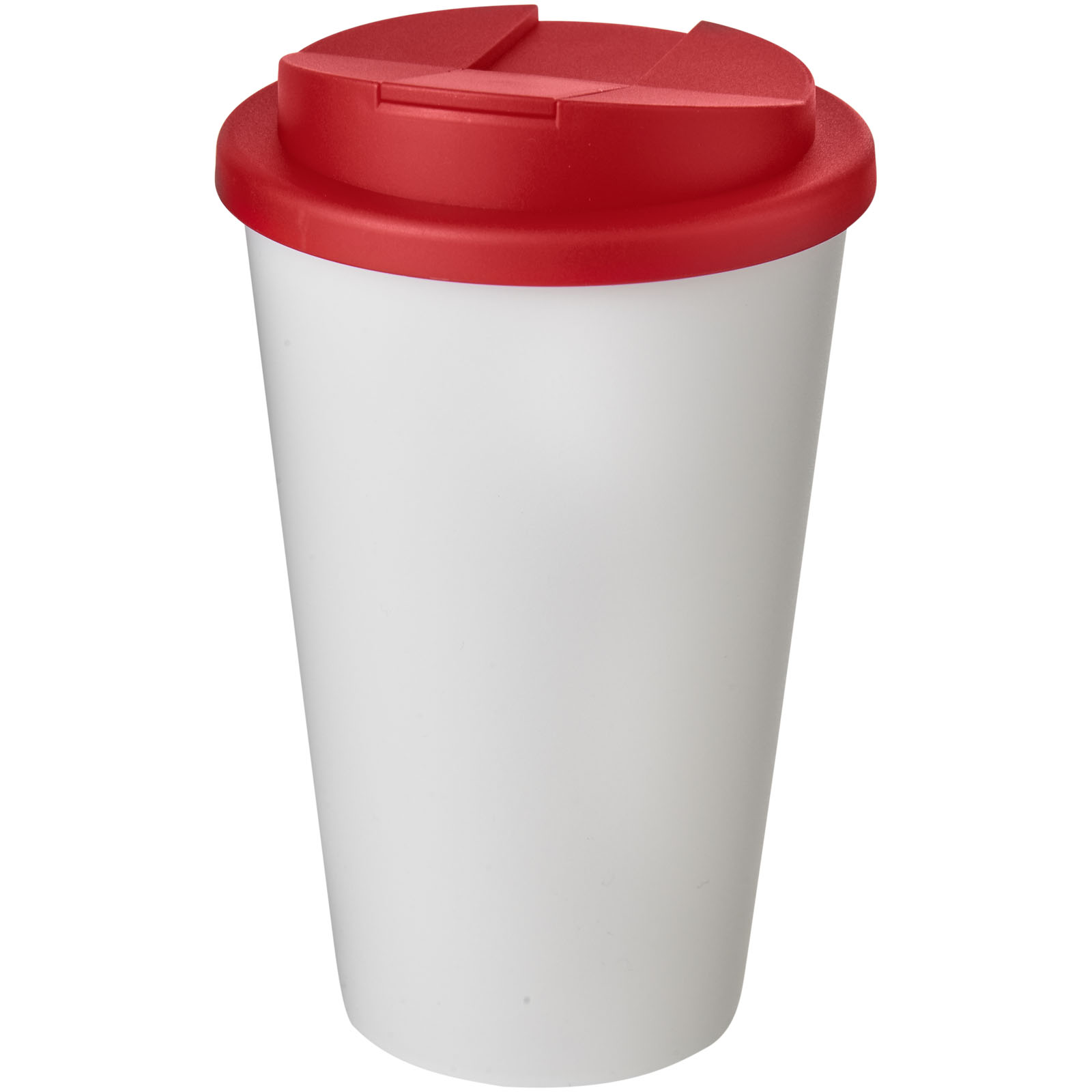 Americano® 350 ml tumbler with spill-proof lid P072745C biały / czerwony Americano® 350 ml tumbler with spill-proof lid P072745C biały / czerwony