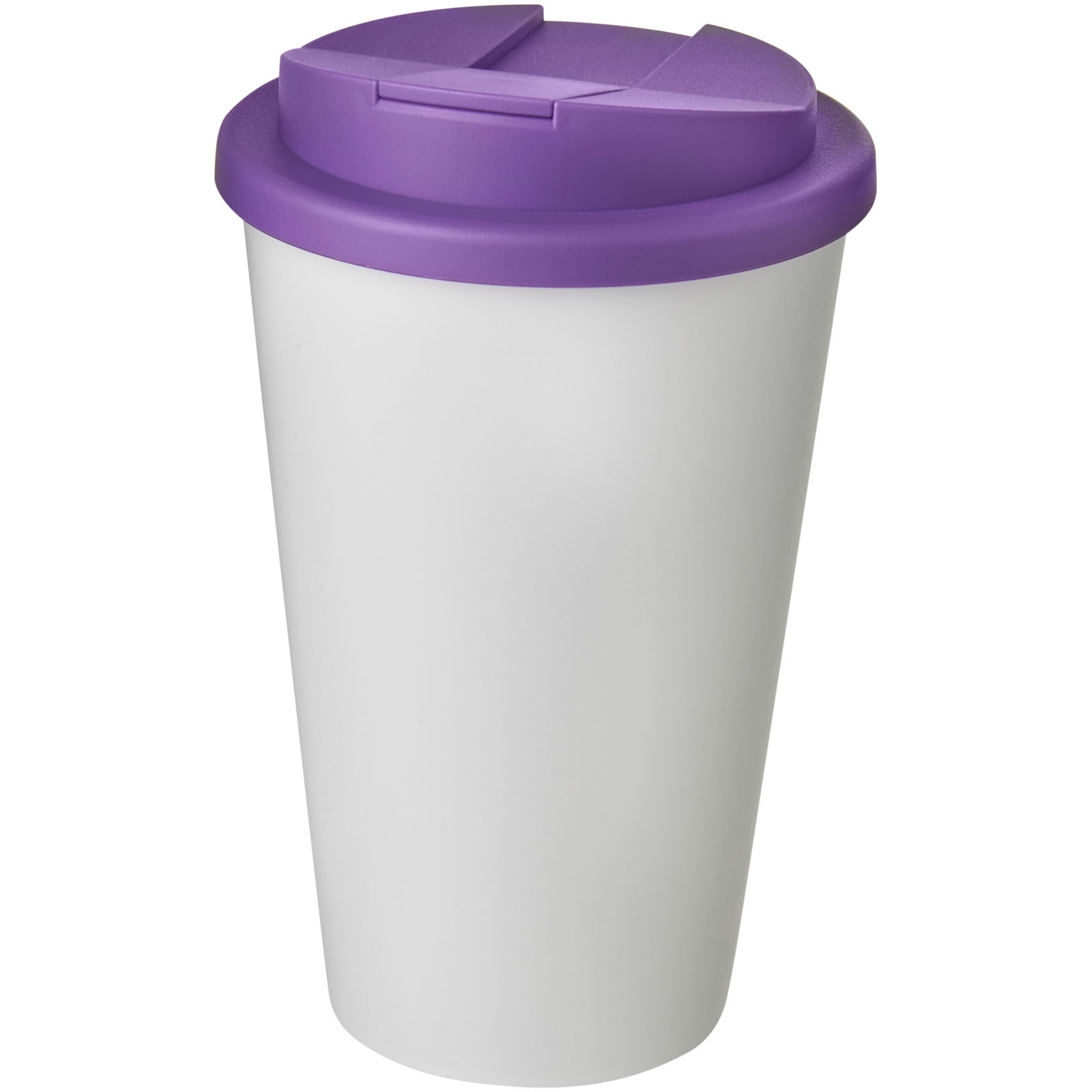 Americano® 350 ml tumbler with spill-proof lid P072745C biały / fioletowy Americano® 350 ml tumbler with spill-proof lid P072745C biały / fioletowy