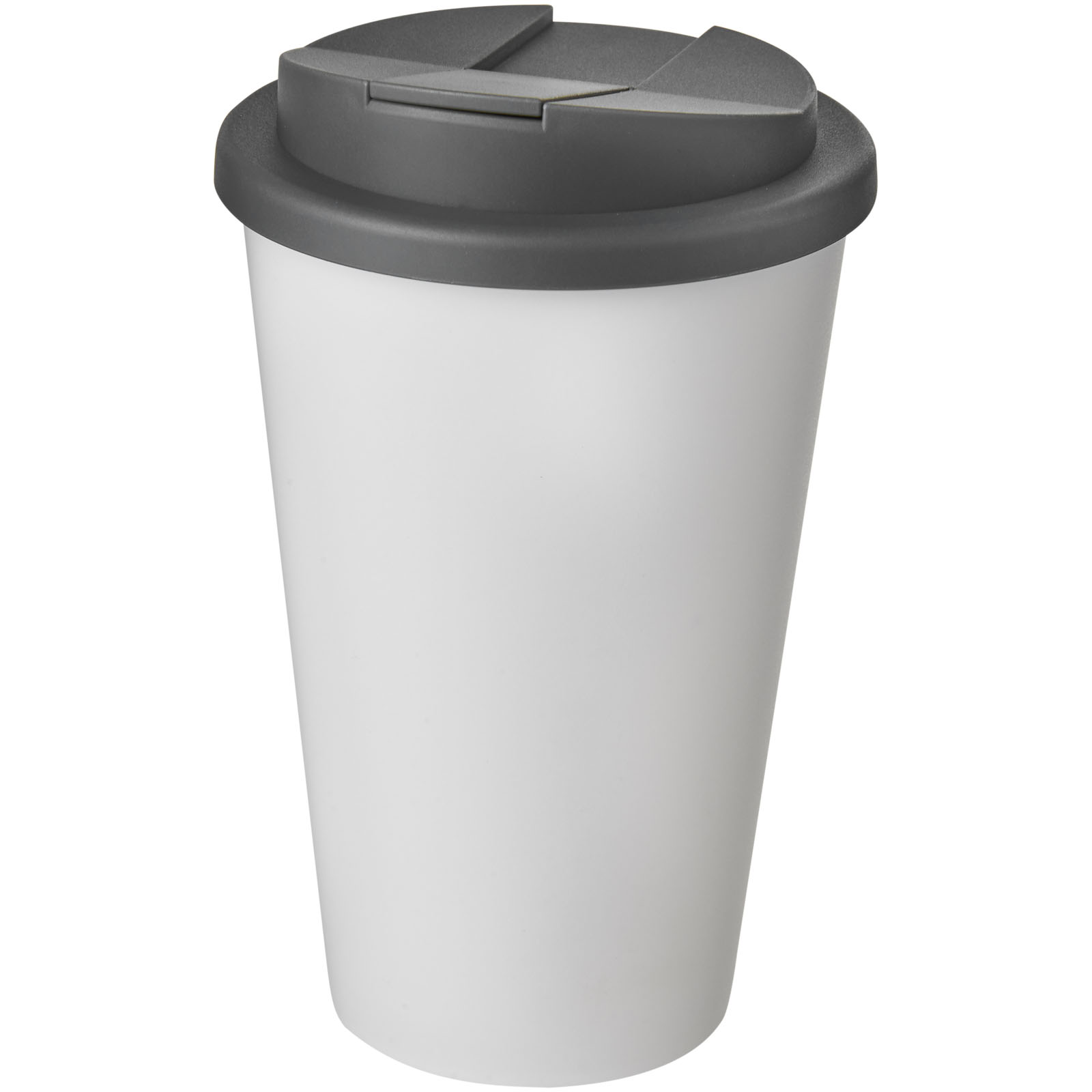 Americano® 350 ml tumbler with spill-proof lid P072745C biały / szary Americano® 350 ml tumbler with spill-proof lid P072745C biały / szary