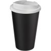 Americano® 350 ml tumbler with spill-proof lid P072745C czarny / biały Americano® 350 ml tumbler with spill-proof lid P072745C czarny / biały