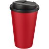 Americano® 350 ml tumbler with spill-proof lid P072745C czerwony / czarny Americano® 350 ml tumbler with spill-proof lid P072745C czerwony / czarny