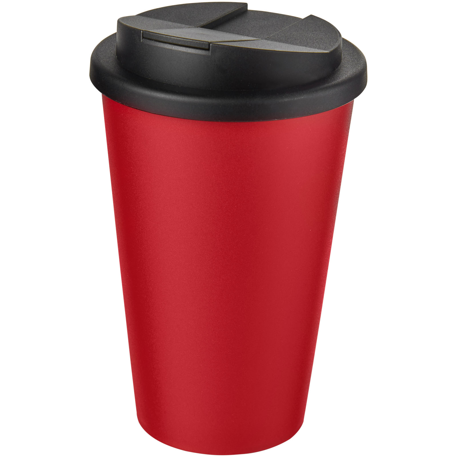 Americano® 350 ml tumbler with spill-proof lid P072745C czerwony / czarny Americano® 350 ml tumbler with spill-proof lid P072745C czerwony / czarny
