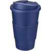 Americano® 350 ml tumbler with grip & spill-proof lid P072775C niebieski Americano® 350 ml tumbler with grip & spill-proof lid P072775C niebieski