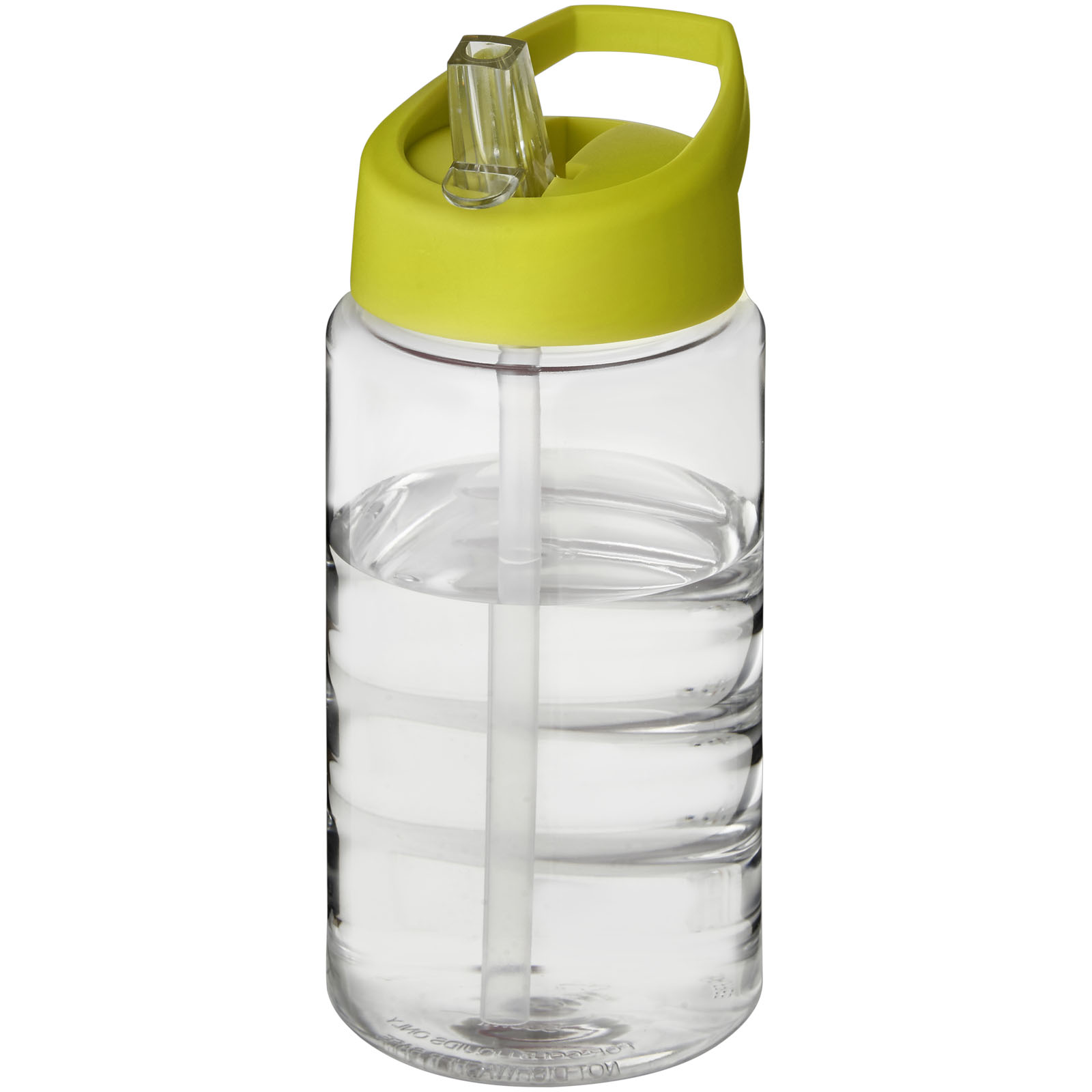 Bidon H2O Bop o pojemności 500 ml z wieczkiem z dzióbkiem P069725C przezroczysty / limonka
