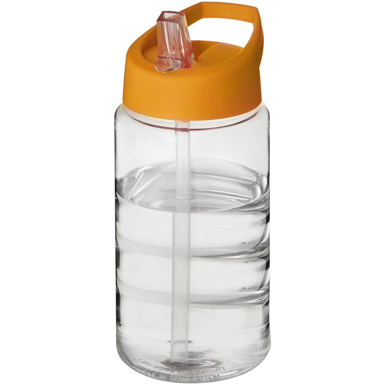 Bidon H2O Bop o pojemności 500 ml z wieczkiem z dzióbkiem P069725C przezroczysty / pomarańczowy
