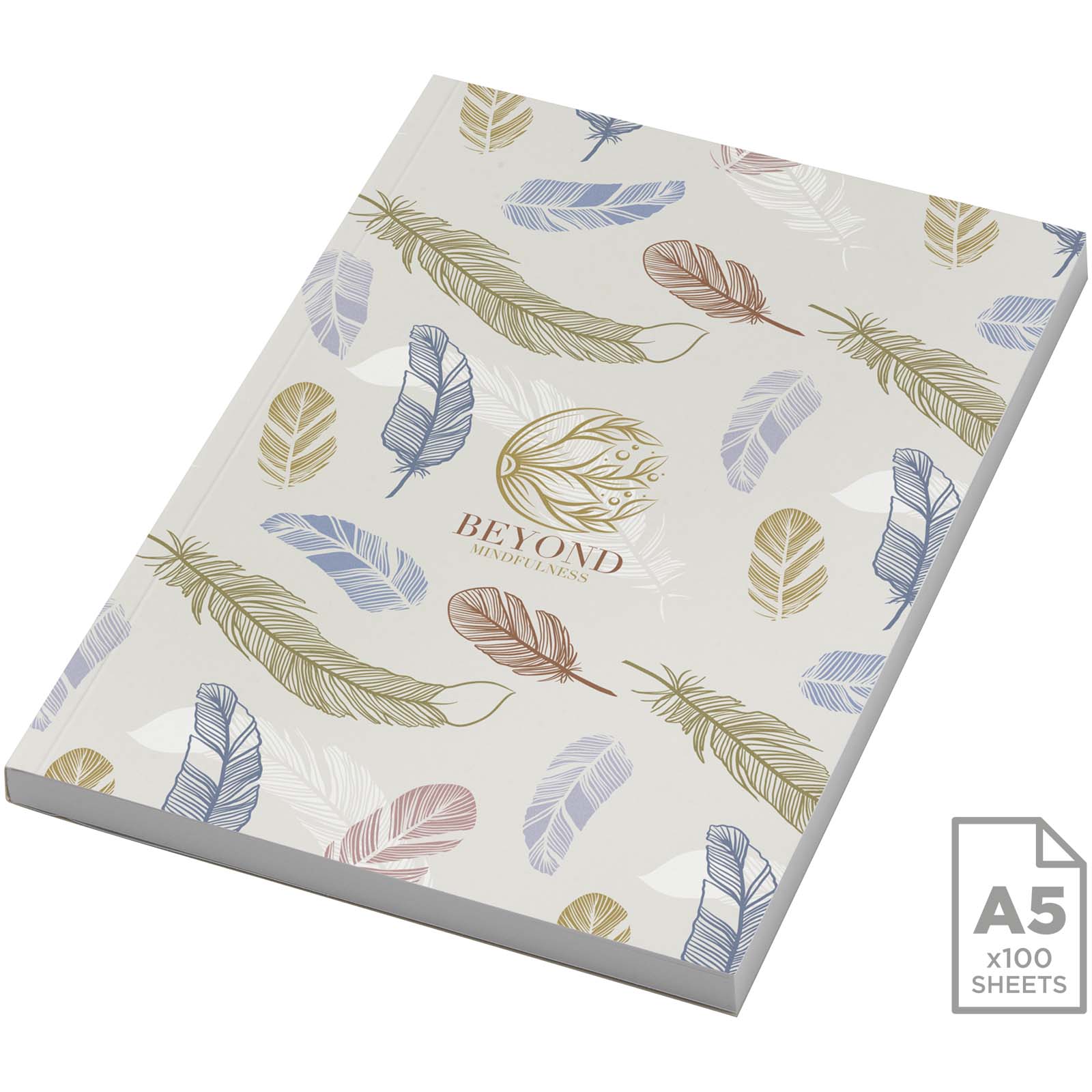 Notatnik Novella Austen A5 w miękkiej okładce — 100 kartek P101349C kość słoniowa Notatnik Novella Austen A5 w miękkiej okładce — 100 kartek P101349C kość słoniowa