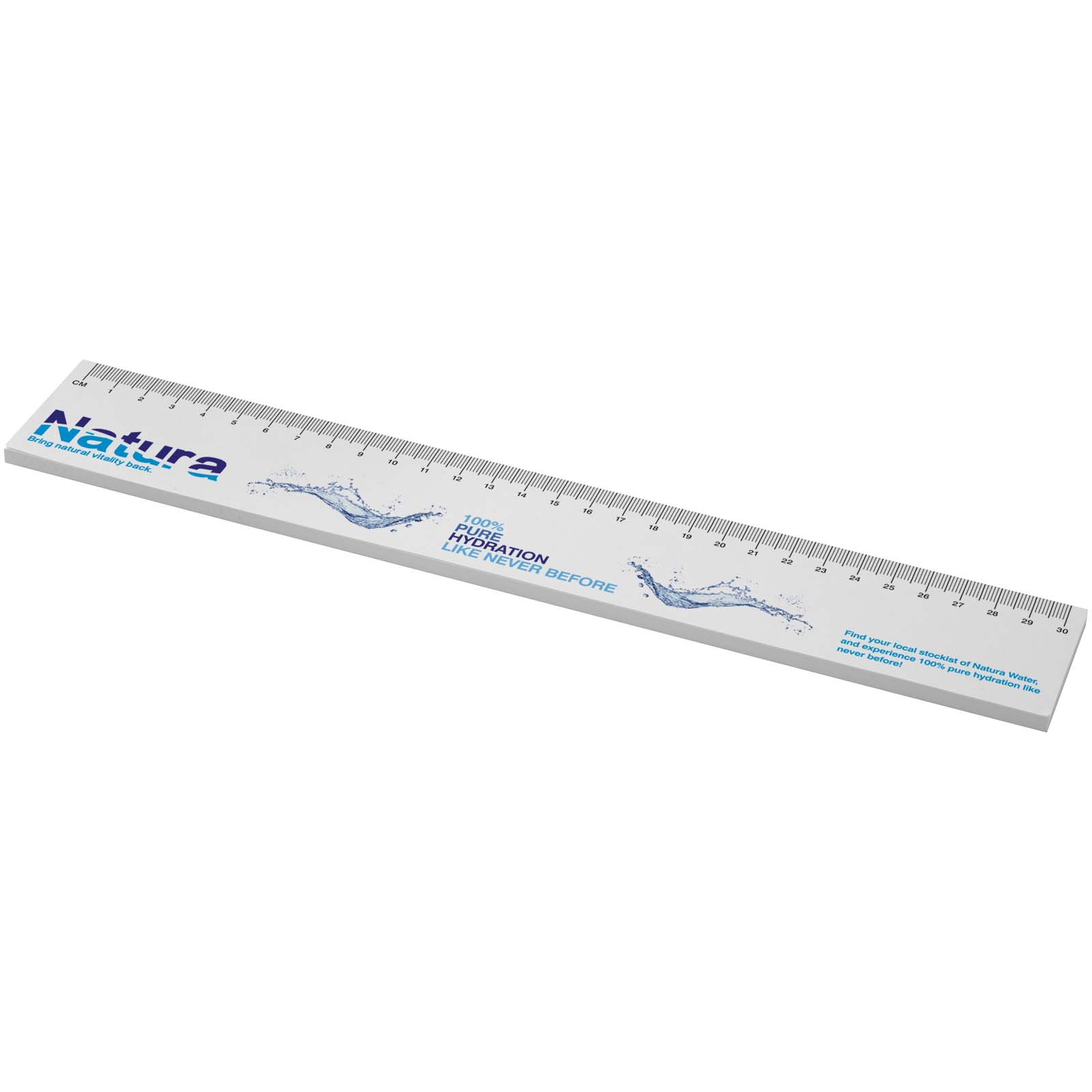 Sticky-Mate® recycled sticky notes with printed 30 cm ruler P099982C PFC-21301-W