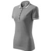 Koszulka polo damska Urban P025727F ciemnoszary melanż