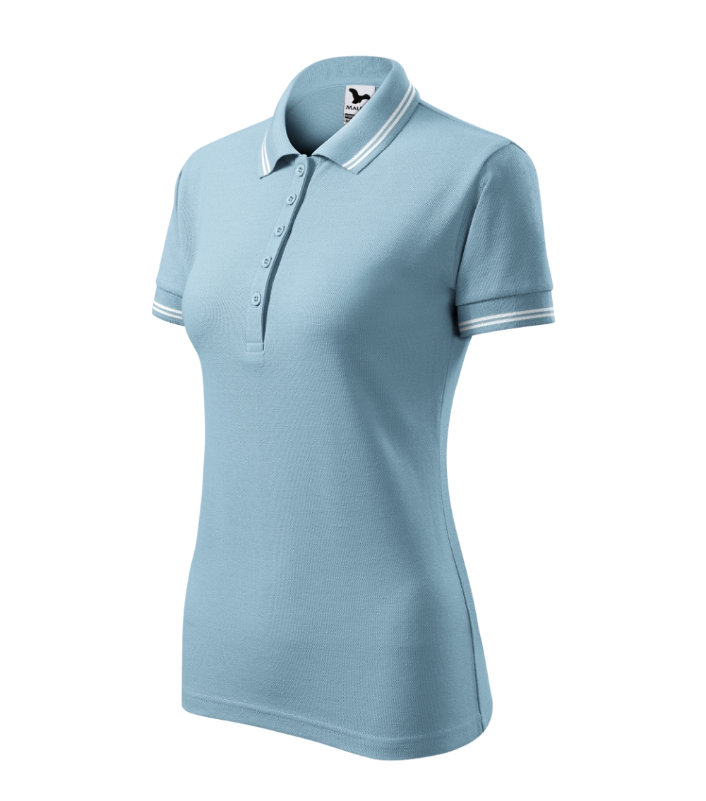 Koszulka polo damska Urban P025727F błękitny