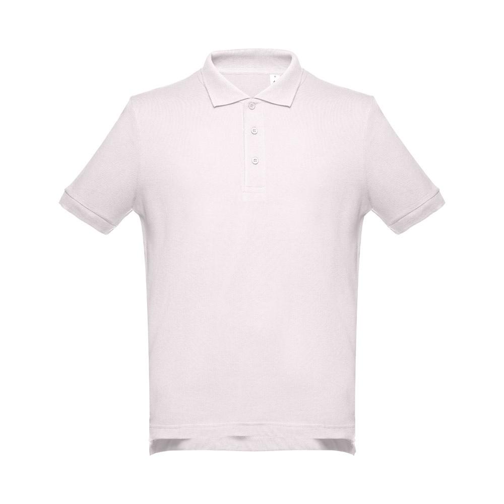 THC ADAM 3XL. Męski polo t-shirt P033016S pastelowy różowy