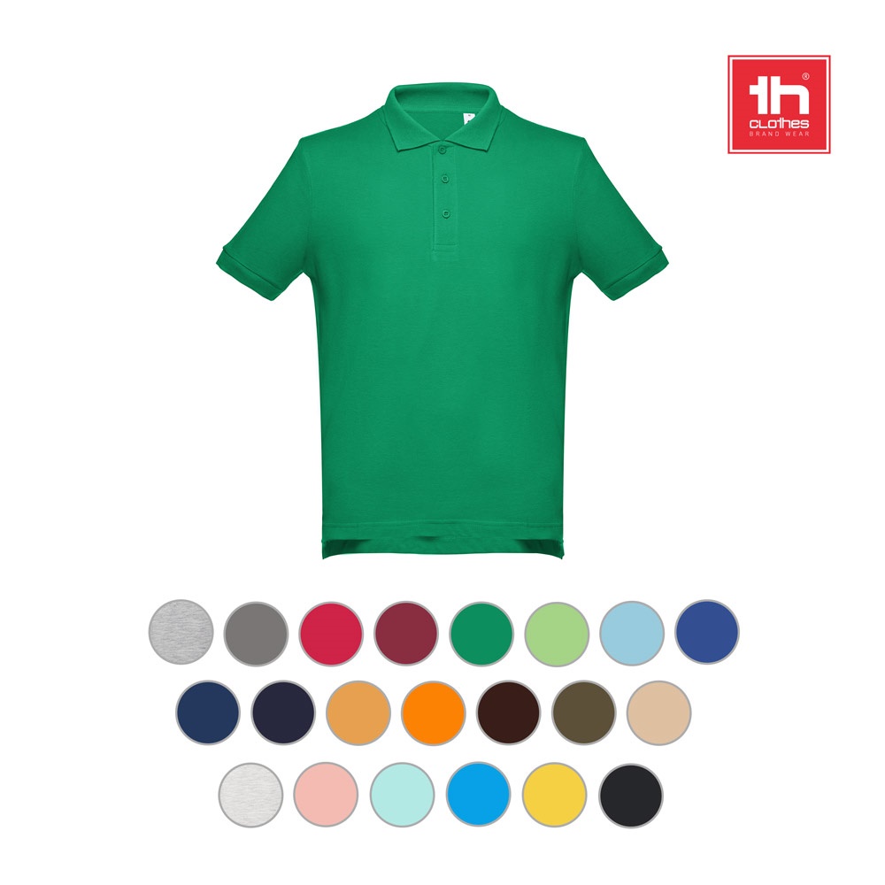 THC ADAM 3XL. Męski polo t-shirt P033016S ST-30133-W THC ADAM 3XL. Męski polo t-shirt P033016S ST-30133-W