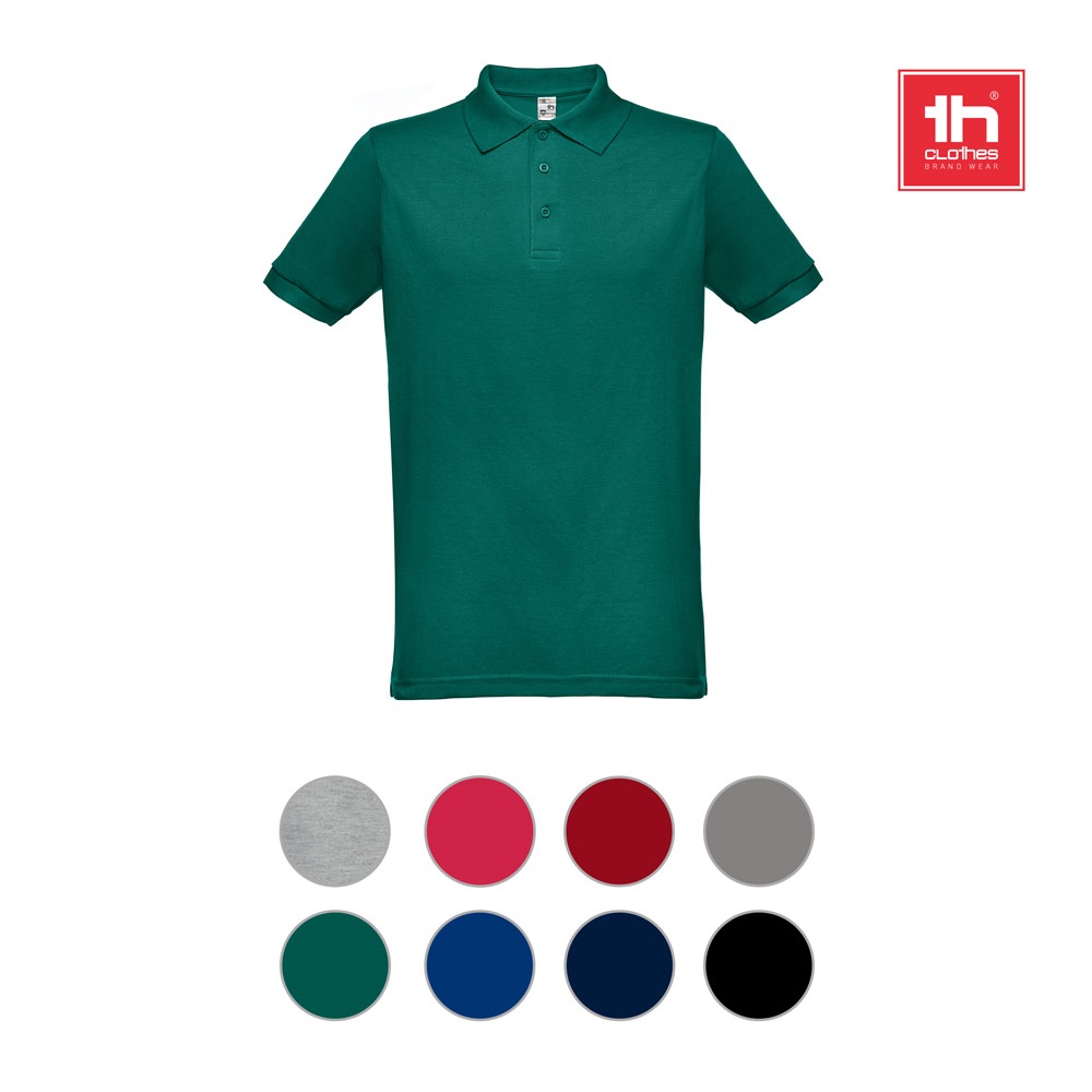 THC BERLIN 3XL. Męski polo t-shirt P046145S ST-30268-W THC BERLIN 3XL. Męski polo t-shirt P046145S ST-30268-W