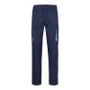 VL FIDES. Elastyczne spodnie z wieloma kieszeniami (240 g/m²) z bawełny (46%), EME (38%) i poliestru (16%) P094860S granatowy / błękitny