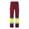 VL ATHENA. Dwukolorowe spodnie z diagonalu (210 g/m²), z podszewką, z wieloma kieszeniami, z bawełny (20%) i poliestru (80%) P095433S burgund / żółty VL ATHENA. Dwukolorowe spodnie z diagonalu (210 g/m²), z podszewką, z wieloma kieszeniami, z bawełny (20%) i poliestru (80%) P095433S burgund / żółty