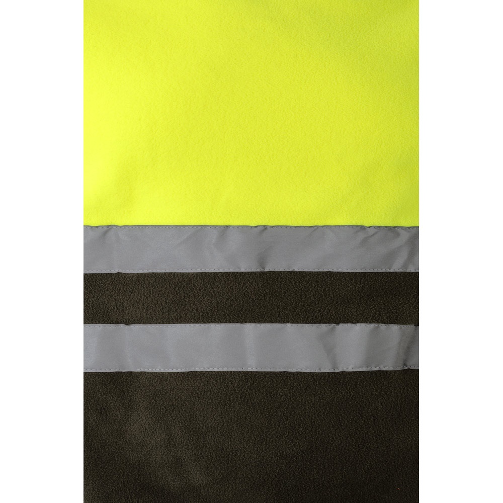 VL EROS. Dwukolorowa kurtka polarowa (280 g/m²), poliester (100%) P095768S wojskowy zielony / żółty