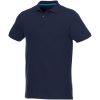 Beryl short sleeve men's organic recycled polo P069915C granatowy