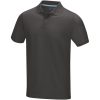 Graphite short sleeve men’s organic polo P072934C szary sztormowy