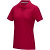 Graphite short sleeve women’s organic polo P072969C czerwony