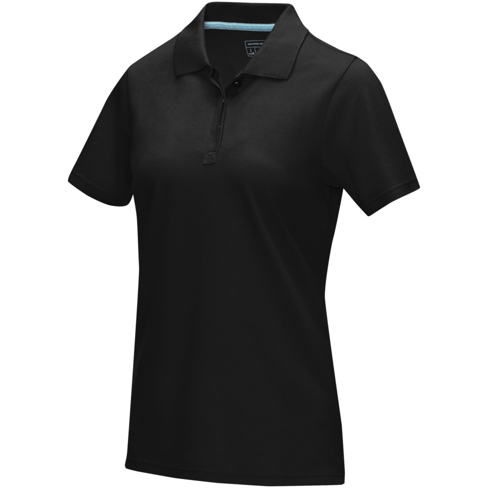 Graphite short sleeve women’s organic polo P072969C czarny