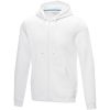 Ruby men’s organic recycled full zip hoodie P072999C biały