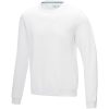 Jasper men’s organic recycled crewneck sweater P073063C biały