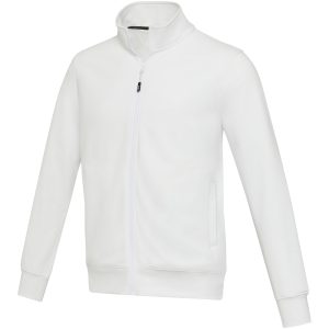 Galena bluza unisex z recyklingu z zamkiem błyskawicznym na całej długości P077091C PFC-37540-W