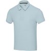 Koszulka polo Akoya z atestem GRS, unisex, z materiału frotte z recyklingu P109839C cloud blue